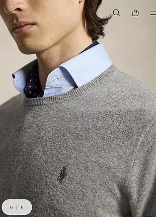 Сірий джемпер polo ralph lauren 4