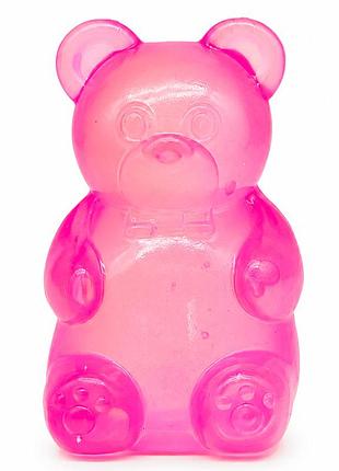 Игрушка мишка розовый needoh антистресс сквиш gummy bear 8 см для детей (l_16169)