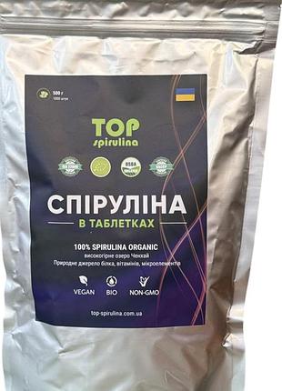 Спіруліна топ спіруліна 500 г китай таблетки yun'nan spirin biotechnology.co .ltd китай