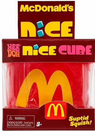 Игрушка куб тянучка mcdonalds антистресс mcdonald’s needoh сквиш для детей (l_16075)