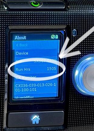 Resmed 10 airsense autoset автоматичний сіпап апарат, 1505 годин роботи, лікування апноє сну та хропіння, лікування затримок дихання уві сні та храпу