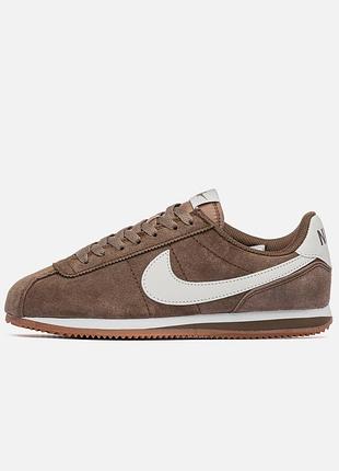 Nike cortez vintage suede 'mink brown'