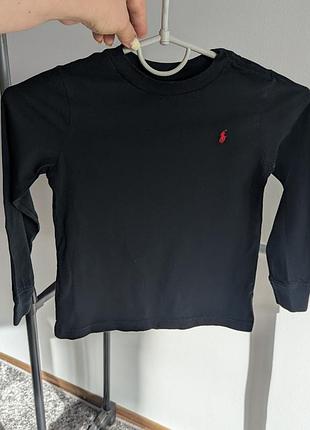 Базовий чорний реглан polo 5р