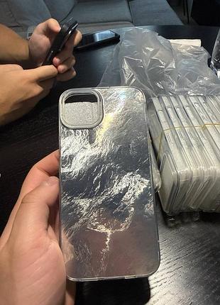 Чехол iphone girl silver v1 17 pro