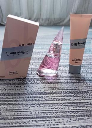 Парфумерний набір bruno banani woman (туалетна вода 30 мл + гель для душу 50 мл)