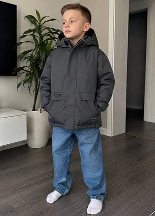 Пуховик парка куртка зимова хлопчику zara