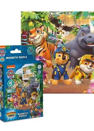 Пазли магнітні 40ел. paw patrol джунглі 200649 тм dodo