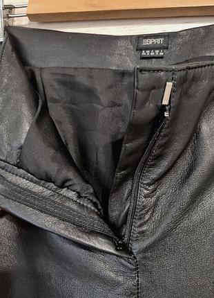 Натуральные 100% кожаные брюки esprit 8
