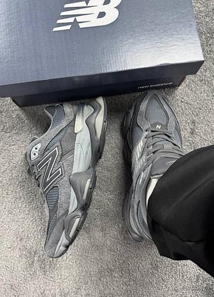 Кросівки new balance 9060 dark grey 7