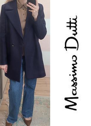 Вовняне пальто massimo dutti