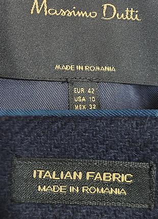 Вовняне пальто massimo dutti 7