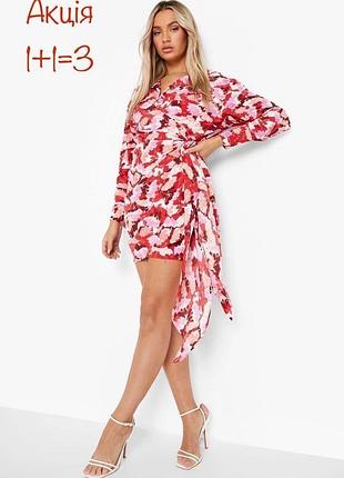 Сукня-сорочка boohoo з квітковим принтом