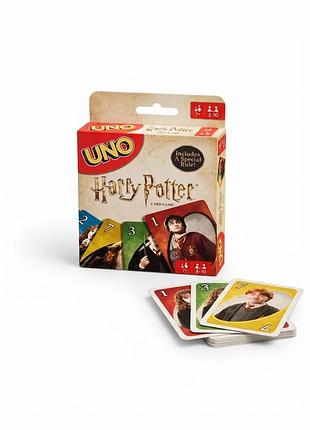 Настольная карточная игра uno (уно) - семейная настольная игра для друзей и детей гаррі поттер