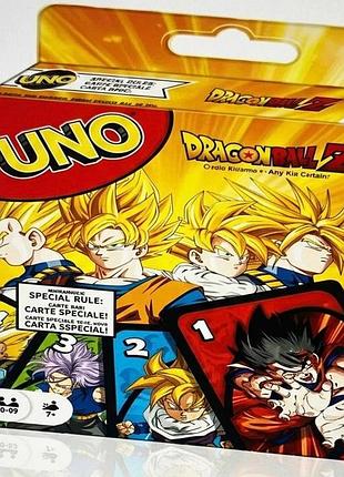 Настольная карточная игра uno (уно) - семейная настольная игра для друзей и детей драгонбол