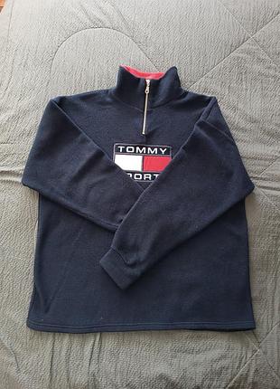 Флисовая кофта tommy hilfiger sports