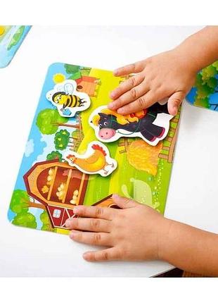 Гра з липучками хто де живе? vt1302-26 тм vladi toys