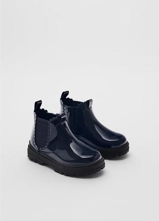 Лакові челсі черевики черевички zara 21