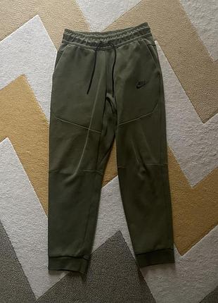 Спортивні штани чоловічі nike tech fleece хакі