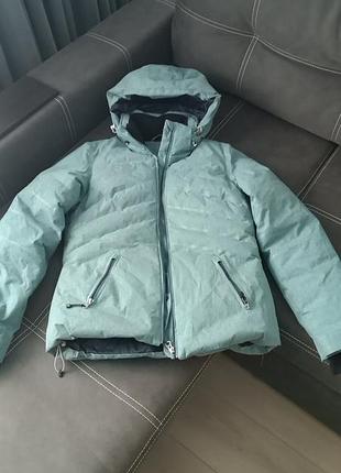 Куртка жіноча гірськолижна fila, м'ятна, розмір с -m