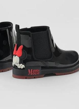 Zara лакові черевики черевички челсі з міккі маусом 21