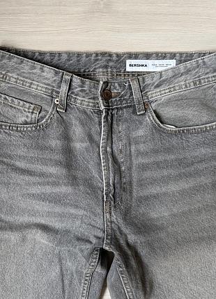 Джинси чоловічі bershka сірі