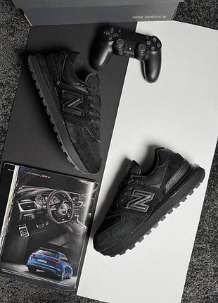 Чоловічі кросівки new balance 574 classic gtx all black