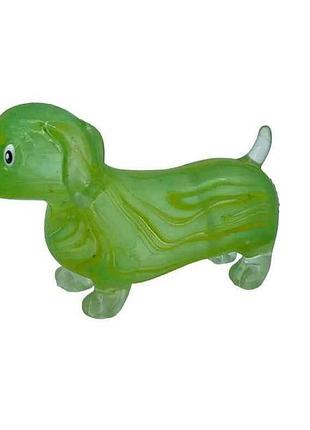 Собака крутой замес зеленый marble sausage dog тм monstergum