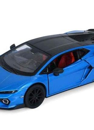 Машина kt5482w метал, інерція, 1:38, відч. двері, 12см блакитний тм kinsmart