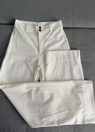 Брюки жіночі h&m білі