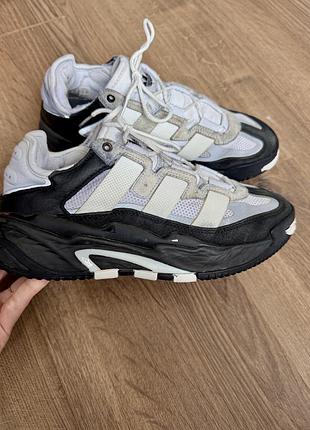 Кросівки adidas чорні білі замш шкіра сіточка оригінал 38 розмір 24,5 см