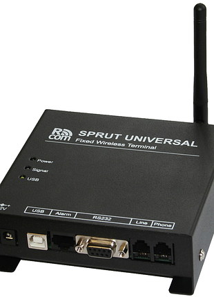 Стаціонарний бездротовий термінал rcom sprut universal gsm-шлюз