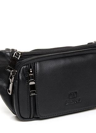 Podium сумка чоловіча на пояс шкіра bretton 8786-34 black