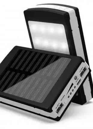 Solar power bank 50000 mah, портативний зарядний пристрій із ліхтариком