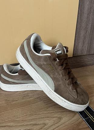 Кросівки puma suede classic коричневі