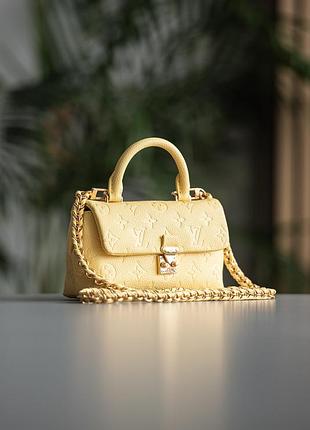 Сумочка шкіряна louis vuitton mini top handle bag