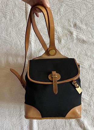 Рюкзак жіночий dooney & bourke вінтажний шкіряний чорний