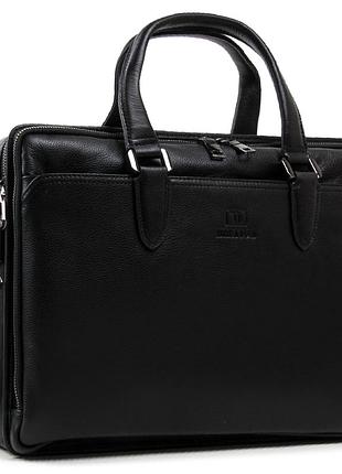 Podium сумка чоловіча портфель шкіра bretton 411-1 black