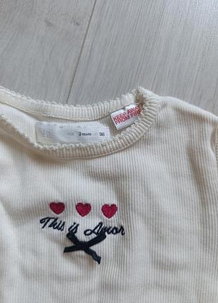 Реглан в рубчик от zara на 3роки 3