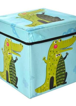 Корзина для игрушек голубой mr 0364 тм metr