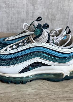 Кросівки жіночі nike air max 97 бірюзові, білі, розмір 36
