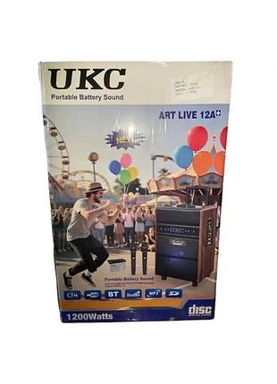 Портативная колонка live 12a (usb, sd, bluetooth, fm)