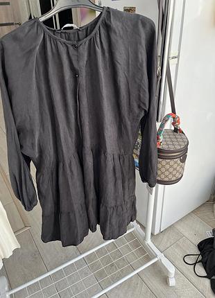 Сукня міді жіноча zara чорна