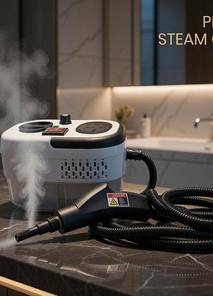 Пароочисник для дому з насадками portable steam cleaner new