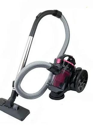 Пылесос контейнерный grant gt-1605 без мешка 3000w розовый