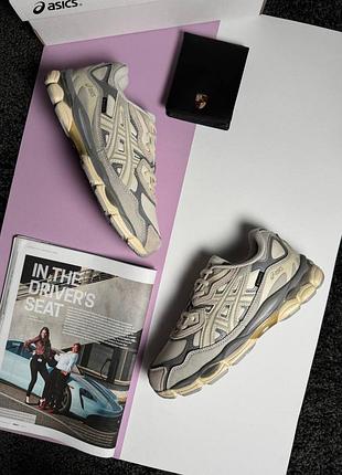 Жіночі кросівки asics gel-nyc w gtx beige