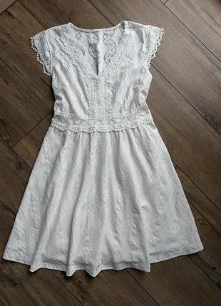 Сукня біла shein 2