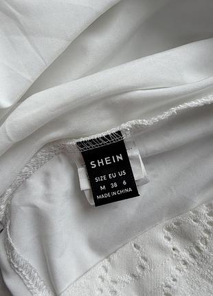 Сукня біла shein 6