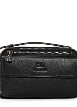 Podium сумка чоловіча барсетка шкіра bretton 7935-375 black