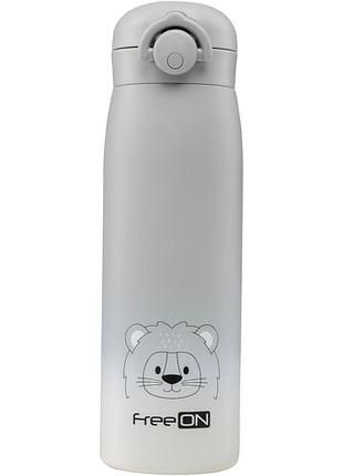 Термопляшка freeon 480 мл, grey