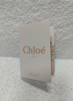 Пробник туалетної води chloé rose tangerine.1.2 мл